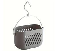 TEMU Cesta de almacenamiento colgante duradera, de almacenamiento multiusos para baño, cesta de ducha con ganchos para organizar el baño y la cocina, organizadores de ducha