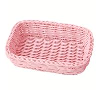 TEMU Cesta Tejida con Rayas - Organizador de Almacenamiento Multiusos, Adecuada para Cocina, Baño, Dormitorio, - Regalo Ideal para y , para Organización y Almacenamiento de Baño, Cestas para Estantes