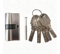 TEMU Cilindro de cerradura antirrobo de , aleación de aluminio, grande 70, grande 60, llaves, universal