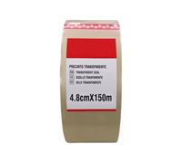 TEMU Cinta Adhesiva 4.8 cm x 150 m Transparente/Marrón - Viscosidad para de Cajas, Embalaje, Montaje y Manualidades