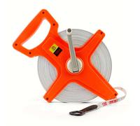 TEMU Cinta Métrica, 300 Pies/100 Metros, Cinta de Fibra de Vidrio de Cara, Ideal para , Yardas y Uso en Sitio