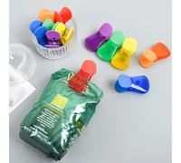 TEMU Clip para bolsas, 3 piezas de clips selladores para alimentos y snacks, imán colorido para nevera, clip hermético para almacenamiento en cocina, kit mini