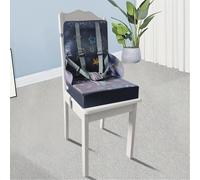 TEMU Cojín elevador para silla de comedor infantil, 1 pieza, para asiento de comida, cojín para silla de bebé para el hogar, cojín de asiento infantil portátil, plegable, extraíble y lavable para al