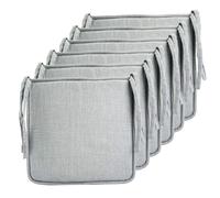 TEMU Cojín Silla Elegante y , Cojín Asiento Fino Transpirable, Pack de 6 Unidades, 40 x 40 x 2 cm