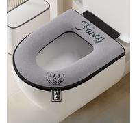 TEMU Cojín universal para asiento de inodoro, adecuado para todas , con con cremallera, cojín para asiento de baño