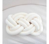 TEMU Cojín y Elegante con Nudo - Diseño Geométrico, Cojín de Poliéster Lavable para Sofá y Decoración de Dormitorio, Almohadones Decorativos para Sofá, Decorativo, Almohada