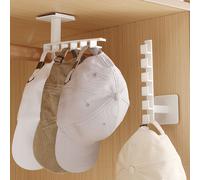 TEMU Colgador de Sombreros Ahorrador de - Gancho para Puertas, Ideal para Gorras de Béisbol, de Almacenamiento de Plástico, Adecuado para Armarios y Clósets