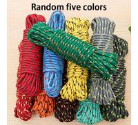 TEMU Color Aleatorio, Tendederos Multifuncionales de 5 Metros de Largo, Coloridos, Sin Taladro, Hechos de Cuerda Trenzada de Nylon y Cuerda de PE para Secado al