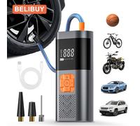 TEMU Compresor de aire portátil para coche, inflador sin varillas de , para inflar neumáticos de coches y motocicletas.