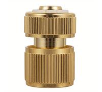 TEMU Conector de Manguera de Latón de 1/2", Conexión Rápida para Riego de Jardín, Adaptador para Tubería de Agua, Uso en Hogar y