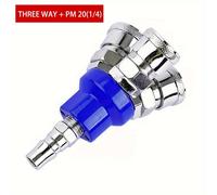 TEMU Conector Neumático para Compresor de Aire - SMV de Dos Vías SMY de Tres Vías con - Accesorios para Herramientas Neumáticas