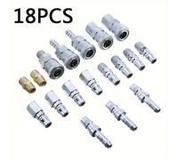 TEMU Conector Rápido de Estilo Japonés 18 Piezas Conector Neumático
