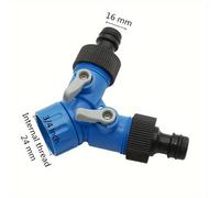 TEMU Conector Rápido de Y con Hembra de 3/4'' para Sistemas de Riego de Jardín, Divisor de Agua y Control de Agua para de Autos