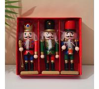 TEMU Conjunto de 3 piezas de pinzas de nogal de 15cm para de Navidad, adornos de pinzas de nogal para decoración del hogar y