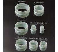 TEMU Conjunto de 8 moldes para galletas, cortador de galletas de