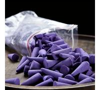 TEMU Conos de Incienso con a Lavanda y (140) para Meditación y Yoga, Porta Quemador de Ideal para Decoración del Hogar u Oficina