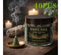 TEMU Conos de Incienso de Blanca Premium, Hechos a con Naturales. Es y Duradero, para Yoga, Meditación, Lectura, Relajación y Decoración del Hogar y . el y Mejora el