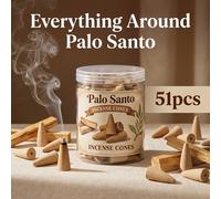 TEMU Conos de Incienso Palo Santo y Almizcle de Calidad, Hechos a con Materiales Naturales Selecionados, Adecuados para Usar al Leer, o . de es y Duradero, lo que Puede Doméstico