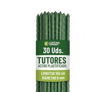 TEMU CONTROL GARDEN Tutores de Acero Plastificado para Plantas 150cm Ø | Varillas Crecimiento Plantas | Soporte Interior y Exterior (30)