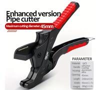 TEMU Cortador de tubos eléctrico - Máquina cortadora de tubos de PVC con cuchilla de acero SK5, corte limpio, resistente al , de de obra, , herramienta manual para uso doméstico