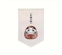 TEMU Cortinas de puerta japonesas Noren de de lino - Tapiz de tejido jacquard, diseño de gatos y , fácil de limpiar, cinta de cabecera para varios tipos de habitaciones - Decoración de