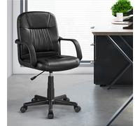 TEMU Costoffs Silla Ajustable , Silla Ergonómica de Escritorio con Reposabrazos, Silla Ejecutiva para Oficina, Silla de Trabajo