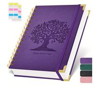 TEMU Cuaderno A5 en para Mujeres y Hombres, 300 Páginas, Formato Universitario de 100GSM, Cuaderno de Cuero Sintético de para Notas en y , 5.7 X 8.3 Pulgadas, Regalo para Navidad