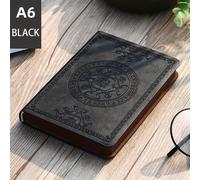 TEMU Cuaderno de bolsillo, Bloc de notas pequeño, Diario A6 de 140 páginas con líneas 5.7 X 4.1 para hombres y mujeres, Cuaderno con rayas universitarias, Cubierta de cuero, Papel de 80GSM