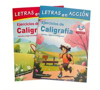 TEMU Cuaderno de Caligrafía en Español para Niños y Adultos | 16 Páginas de Práctica de Escritura a con Alfabeto ABC y de Vista | Kit de Educación en Casa por