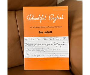 TEMU Cuaderno de Caligrafía para Adultos: 32 Páginas de Escritura , Alfabeto y Hojas de Práctica con Frases Famosas para Mejorar la Escritura | de Caligrafía Elegante para Principiantes y Entusiastas