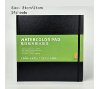 TEMU Cuaderno de de acuarela 9X12 pulgadas - Papel de prensa fría de 110 LB/230 GSM, 44 hojas sin ácido, bloc de pegamento, ideal para acuarela y