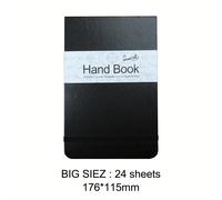 TEMU Cuaderno de de acuarela SeamiArt con de medio , libro de dibujo portátil encuadernado en cuero para pintar