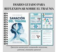 TEMU Cuaderno de reflexión sobre traumas en español para emocional, autorreflexión, patrones familiares, respuesta de evitación, desarrollo de y crecimiento personal, cuadernos de
