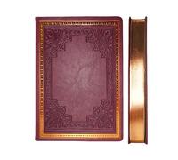 TEMU Cuaderno Vintage de con Forro de Cuero Sintético, con , Tamaño A5 5.7'' x 8.1''