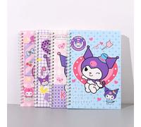 TEMU Cuadernos Sanrio y Kuromi, Paquete Aleatorio de 4, Tamaño A5 8.27*5.91 Pulgadas, Diario de , Ideal para , Oficina y Hogar, Regalo para Navidad