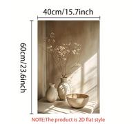 TEMU Cuadro de 2D, Pintura sin de y Flores en para Pared, Póster Decorativo Contemporáneo para , Dormitorio u Oficina, Impresión Impermeable, Obra de Arte Ideal como Regalo y Decoración