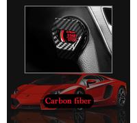 TEMU Cubierta del Botón de Encendido/Apagado del Motor del Coche | Accesorios Decorativos para Auto, Botón de Presión, Material Metálico, de Energía sin Carga, Sin Batería