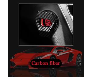 TEMU Cubierta del Botón de Encendido/Apagado del Motor del Coche | Accesorios Decorativos para Auto, Botón de Presión, Material Metálico, de Energía sin Carga, Sin Batería