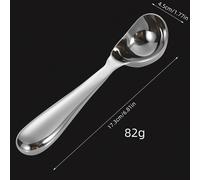 TEMU Cuchara de Acero Inoxidable 304, Cuchara para Helado, Cuchara para Frutas, Cuchara para Helado Gruesa, Cuchara para Helado y Frutas para el Hogar