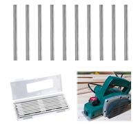 TEMU Cuchillas de esmeriladora eléctrica reversibles, 10 piezas de 82 mm HSS de para esmeriladora con dos bordes de corte, piezas de repuesto de máquina para carpintería con rectificado de precisión