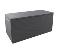 TEMU de almacenamiento de jardín de 310L, resistente a los rayos UV, con , ruedas y de bloqueo, para , o jardín de invierno, de cojines, 123x53cm