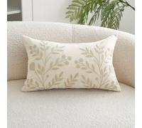 TEMU de almohada bordada 3D con encantadoras hojas multicolores para y verano, para la decoración del hogar en salas de estar, dormitorios y fiestas