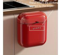 TEMU de basura de 9L/12L de pared para compostaje y desodorización de cocina, para encimera o debajo del fregadero, papelera colgante de plástico con para hogar, baño, oficina, inodoro