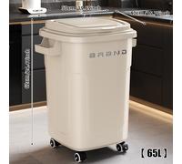 TEMU de Basura de Cocina Estilo Industrial con Gran Capacidad, Contenedor Móvil para Papel Higiénico con Ruedas, Ideal para Uso en Exteriores
