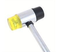 TEMU de Cara con Empuñadura Recubierta en Plástico y Cabeza Dual ( de Goma) - Herramienta Profesional para Bricolaje, Automoción e Electrónica - Sin Marcar para Proyectos Manuales de 25/30/