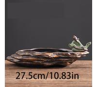TEMU de Cerámica Tradicional para Bonsái con Agujero de Drenaje - Diseño Artístico en Antiguos, Ideal para Decoración Interior/Exterior, Rocalla, y Detalles de