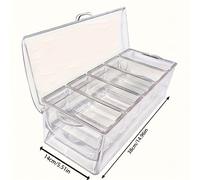 TEMU de Condimentos para el Hogar, Tarro de Sal, Tarro de , , Picnic, de Hielo , de Frutas Desmontable, para Condimentos