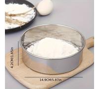 TEMU de de Acero Inoxidable - de Malla Gruesa y Duradera para Hornear Pasteles y Pan, Utensilio de Cocina, Colador de de Arroz, Accesorio de Repostería