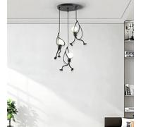 TEMU de disco de hierro estilo industrial moderno, lámpara colgante vintage, para dormitorio, , comedor, cafetería, bar, entrada y pasillo - Accesorios de montaje incluidos (bombilla no incluida)