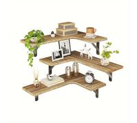 TEMU de estante esquinero de madera: Una adición impresionante para la decoración de tu hogar en la cocina, el baño y del dormitorio